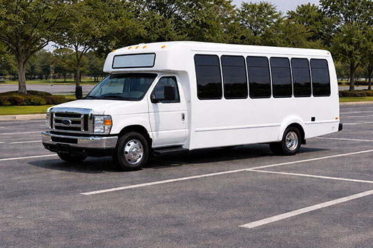20-passenger minibus available for charter in Columbia, SC